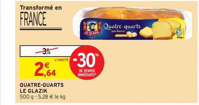 quatre-quarts le glazik