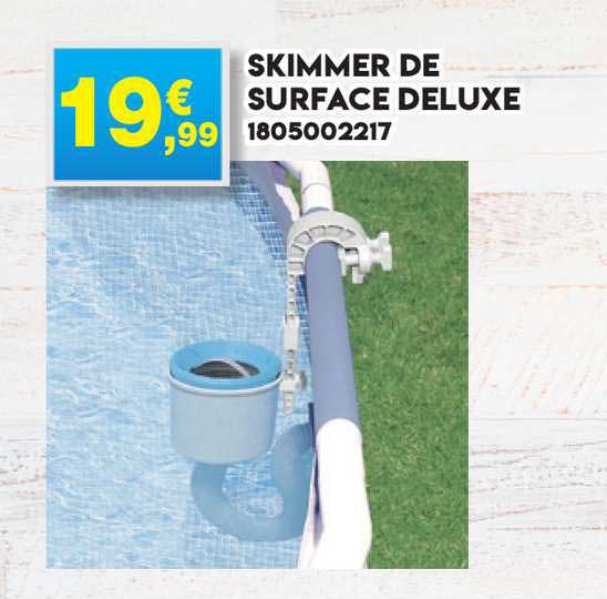 skimmer de surface deluxe