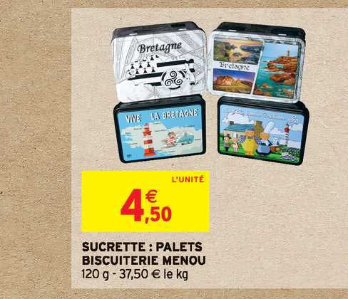 sucrette : palets biscuiterie menou