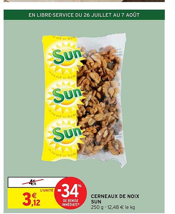 Cerneaux De Noix Sun