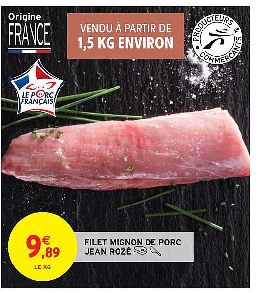 Filet Mignon De Porc Jean Rozé