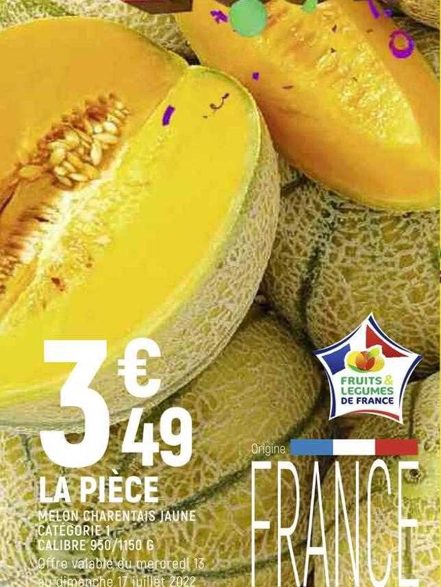 Melon Charentais Jaune