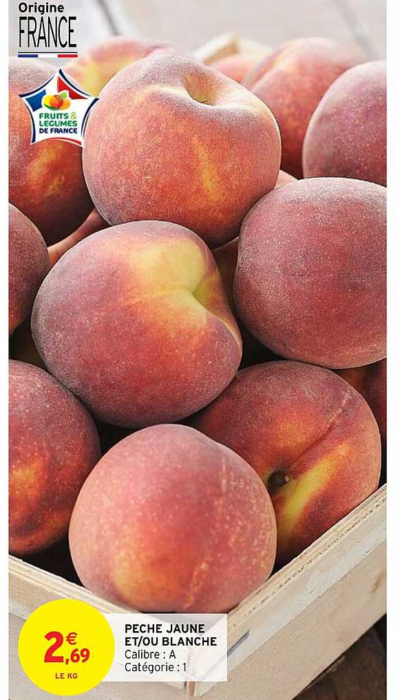 pêche jaune et-ou blanche