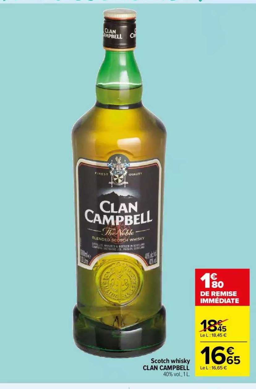 Scotch Whisky Clan Campbell