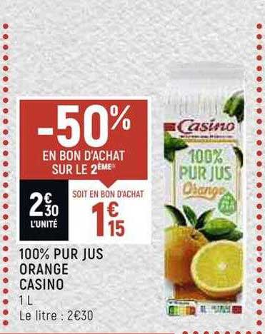 100% Pur Jus Orange Casino
