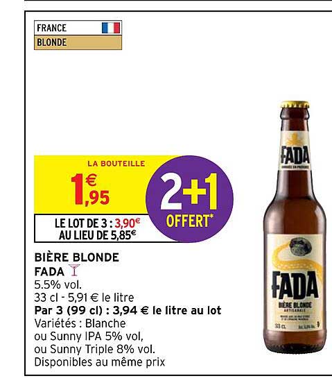 Bière Blonde Fada