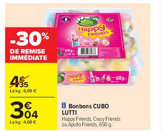 bonbons cubo lutti