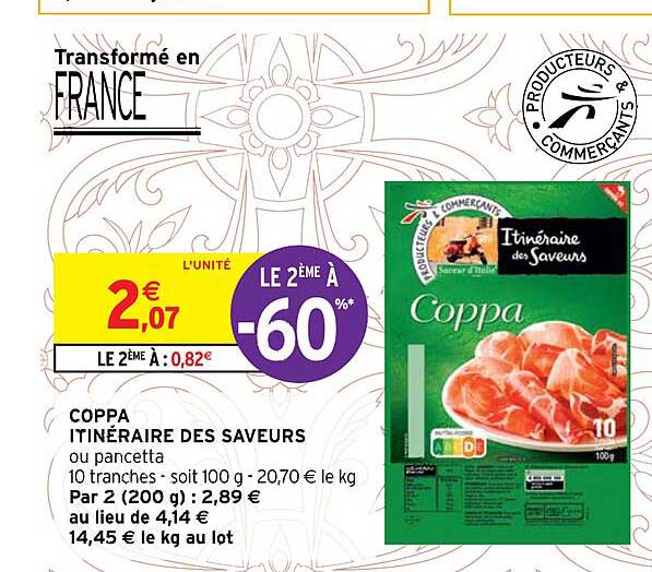Coppa Itinéraire Des Saveurs
