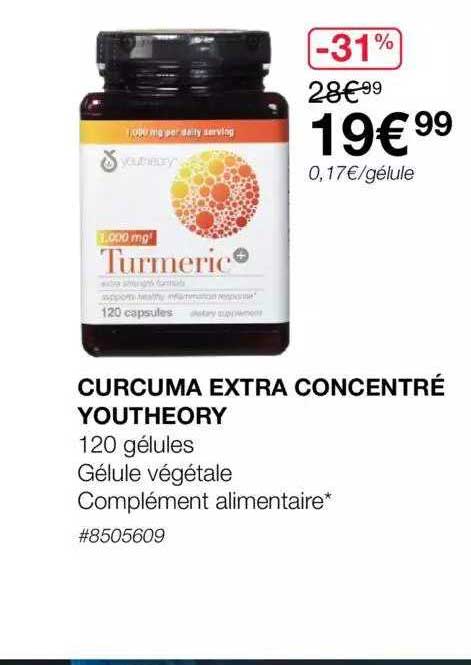 Curcuma Extra Concentré Youtheory