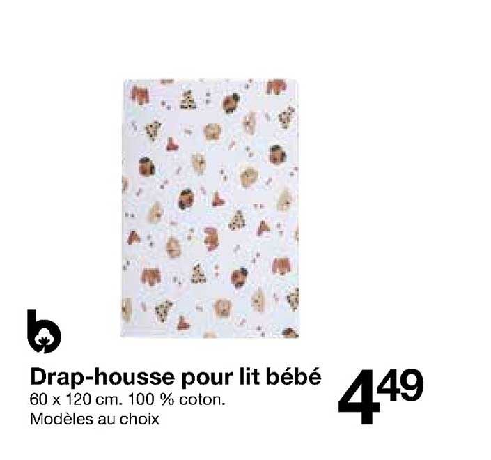 drap-housse pour lit bébé