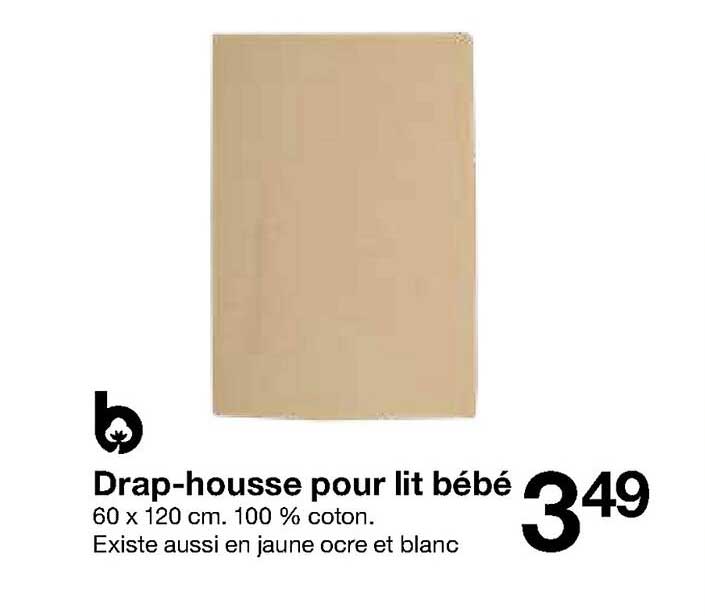 drap-housse pour lit bébé