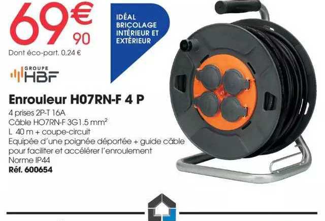 enrouleur h07rn-f 4 p