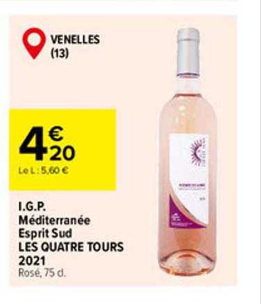 i.g.p. méditerranée esprit sud les quatre tours 2021