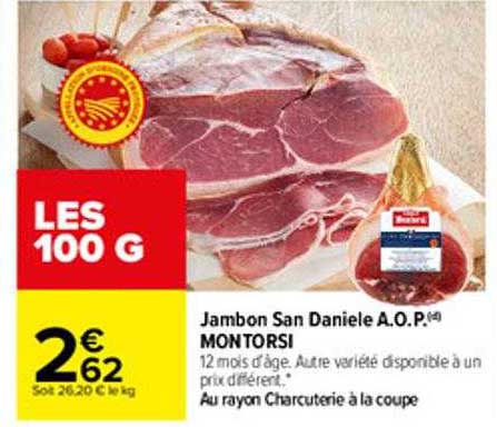 jambon san daniele a.o.p. montorsi