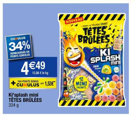 Ki'spalsh Mini Têtes Brûlées