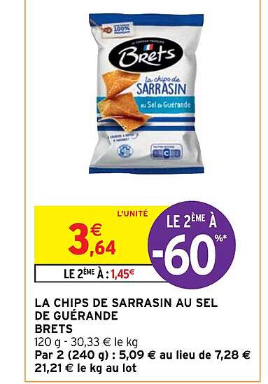 La Chips De Sarrasin Au Sel De Guérande Brets