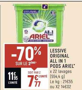lessive original all in 1 pods ariel