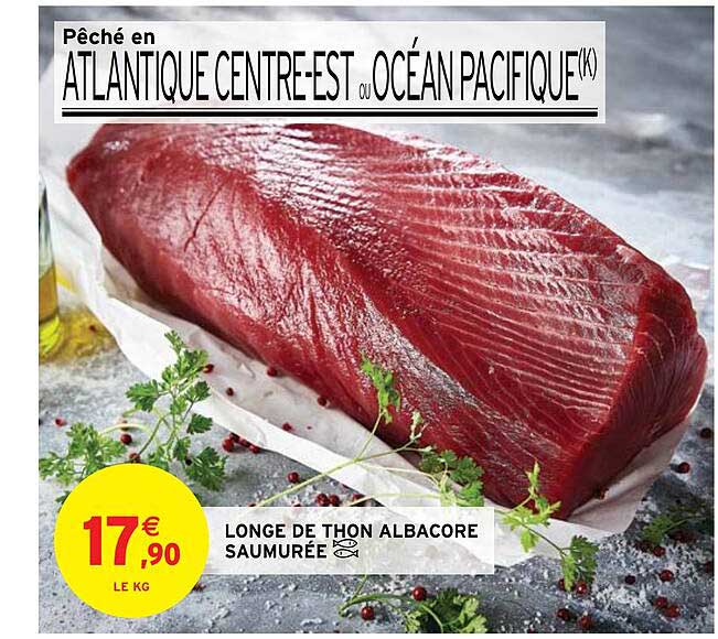 longe de thon albacore saumurée