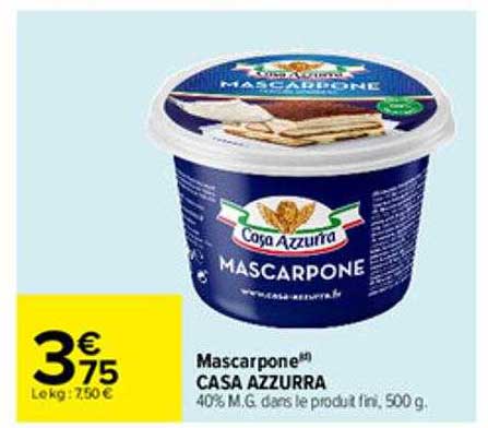 mascarpone casa azzurra