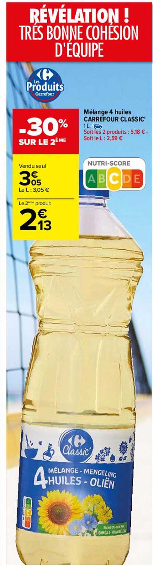 Mélange 4 Huiles Carrefour Classic