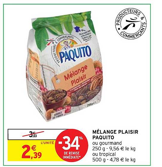 Mélange Plaisir Paquito