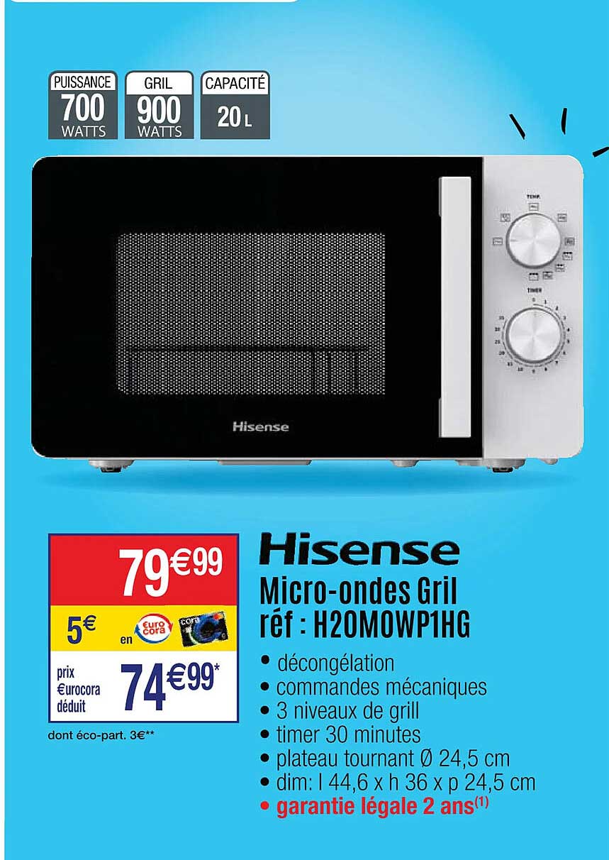 micro-ondes gril hisense