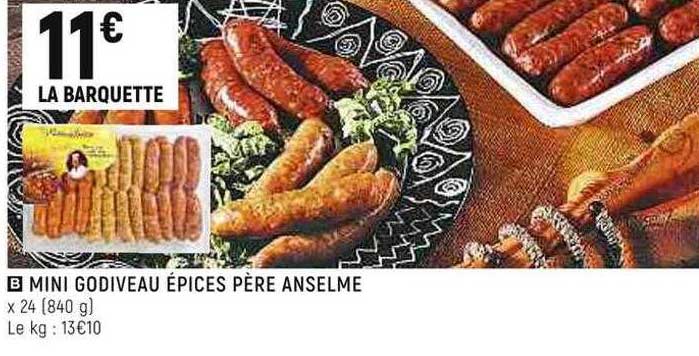 mini godiveau épices père anselme
