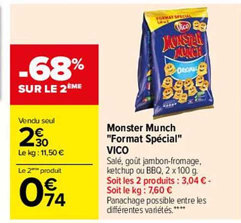 monster munch "format spécial" vico
