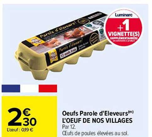 Oeufs Parole D'éleveurs L'œuf De Nos Villages