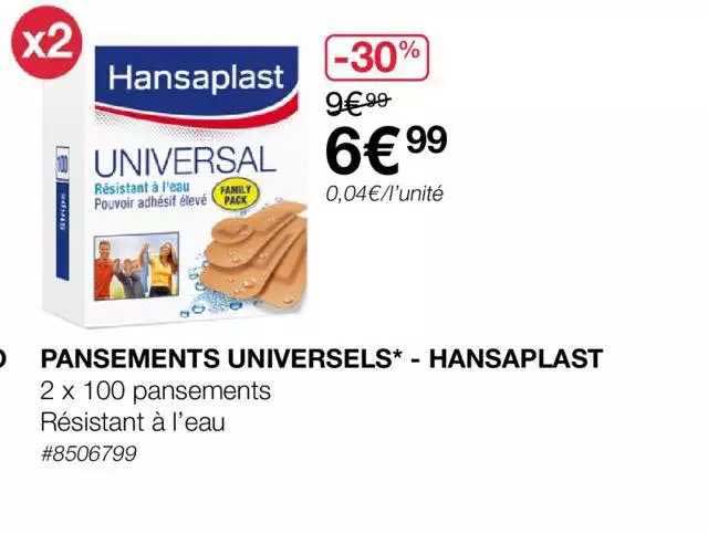 pansements universels - hansaplast