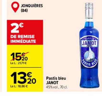 Pastis Bleu Janot