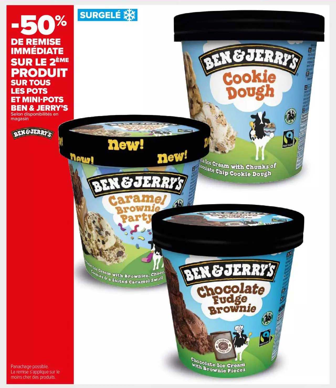 Pots Et Mini-pots Ben & Jerry's