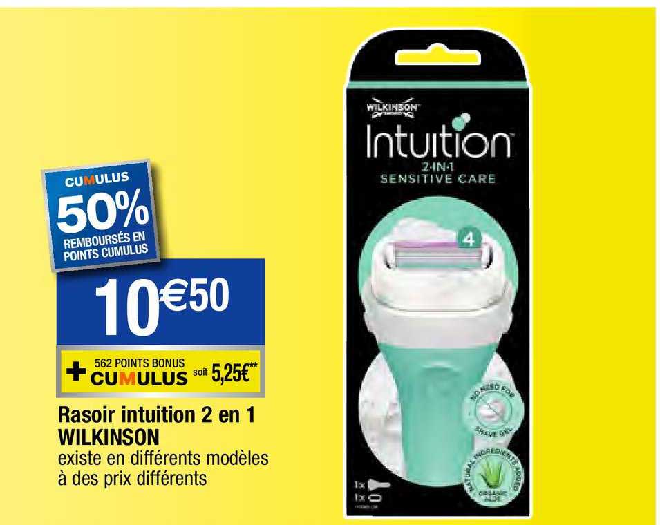 Rasoir Intuition 2 En 1 Wilkinson
