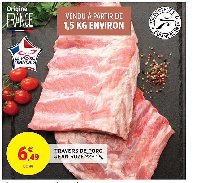 travers de porc jean rozé