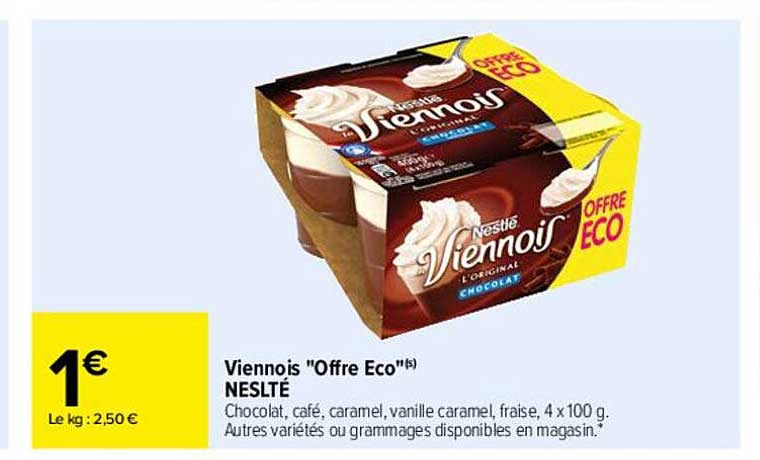 Viennois "offre Eco" Nestlé