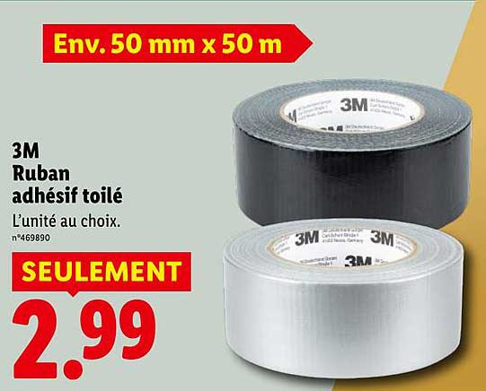 3M Ruban adhésif toilé