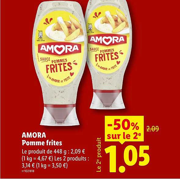 AMORA Pomme frites