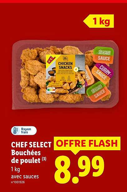 CHEF SELECT Bouchées de poulet