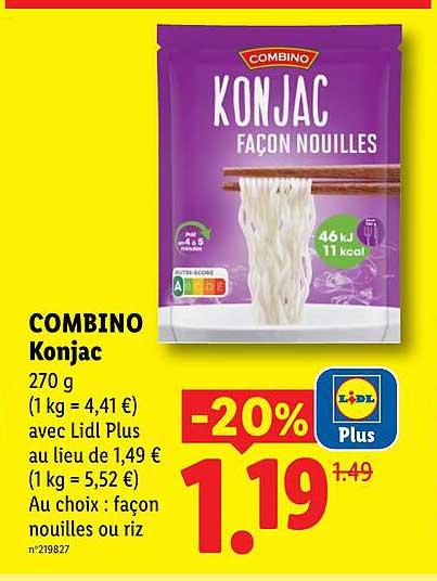 COMBINO Konjac