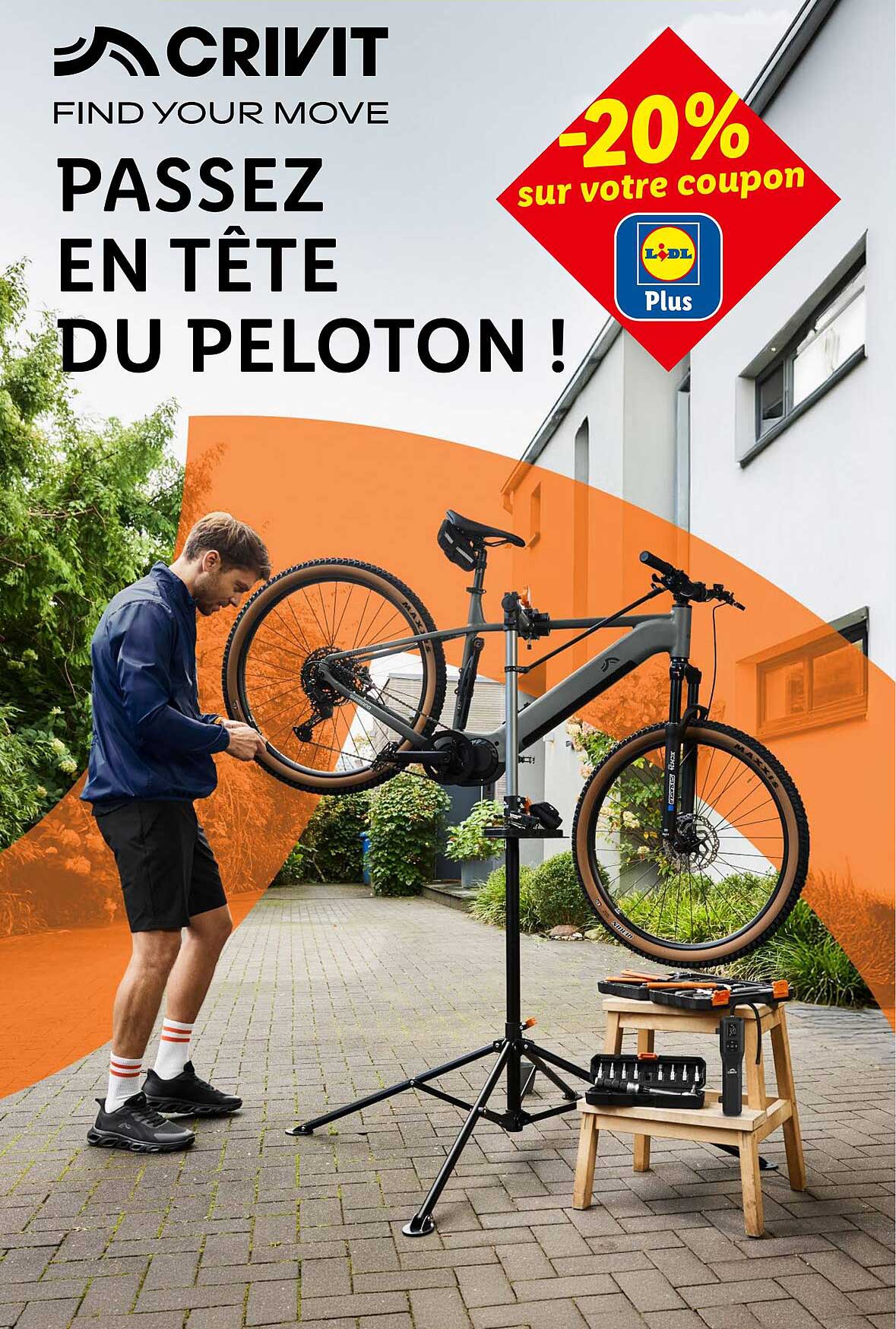 CRIVIT PASSEZ EN TÊTE DU PELOTON !