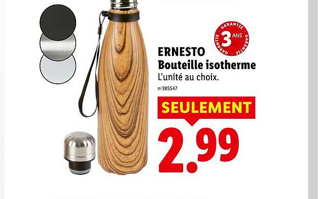 ERNESTO Bouteille isotherme