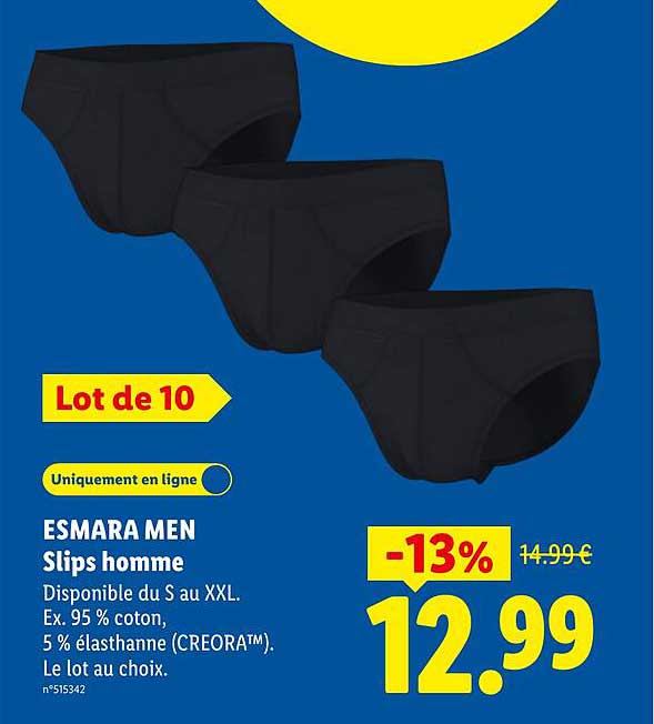 ESMARA MEN Slips homme