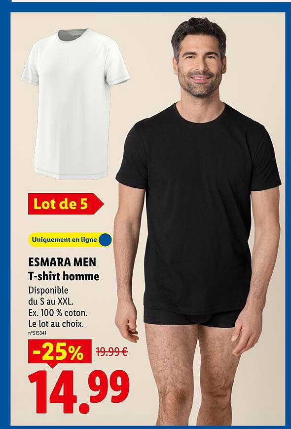 ESMARA MEN T-shirt homme