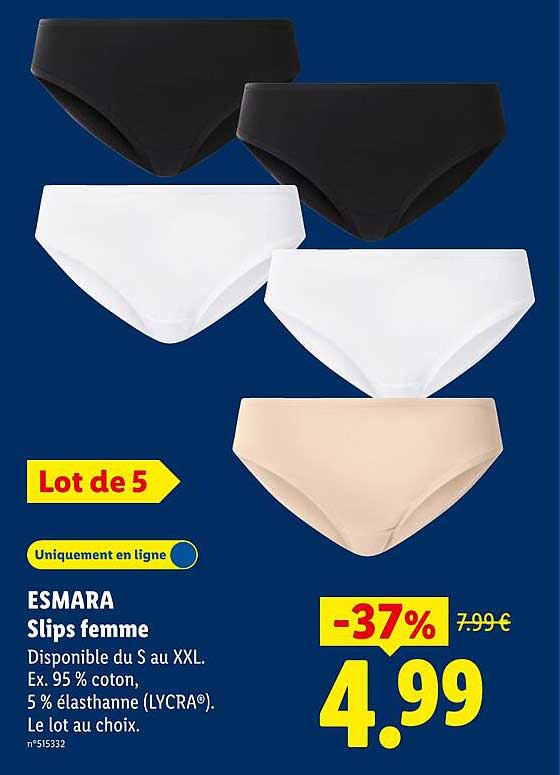 ESMARA Slips femme