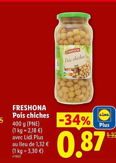 FRESHONA Pois chiches