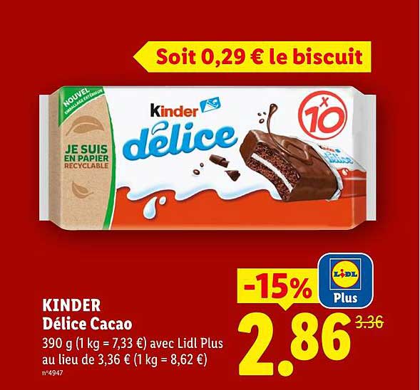 Kinder Délice Cacao