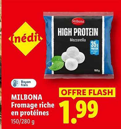 Milbona HIGH PROTEIN Mozzarella