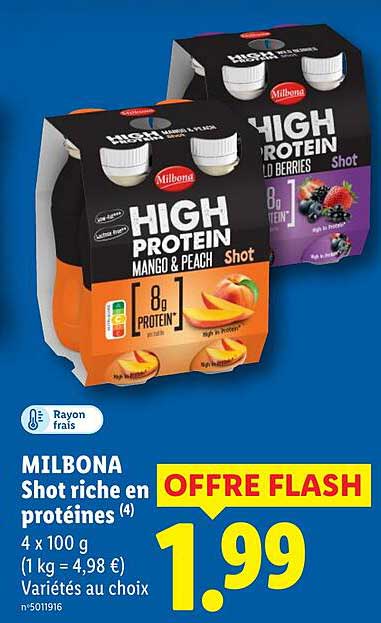 Milbona HIGH PROTEIN Shot