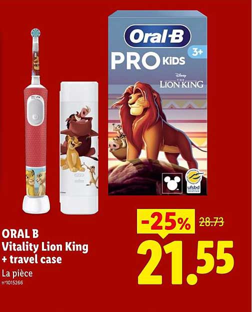 ORAL B Vitality Lion King