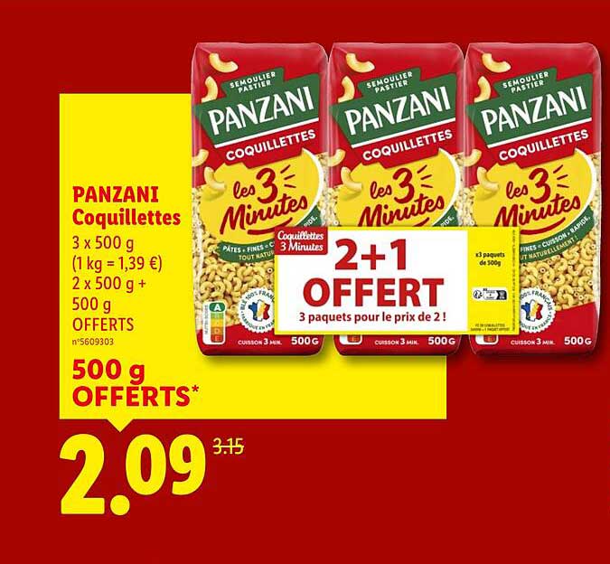 PANZANI Coquillettes